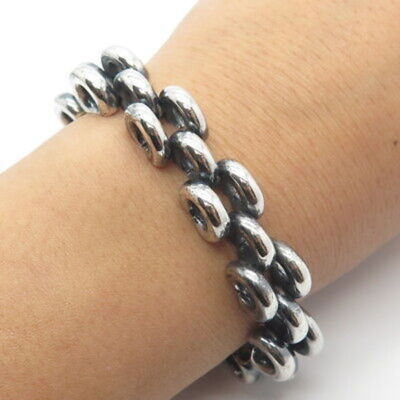 Vintage Silver 925 Multi Links Bracelet